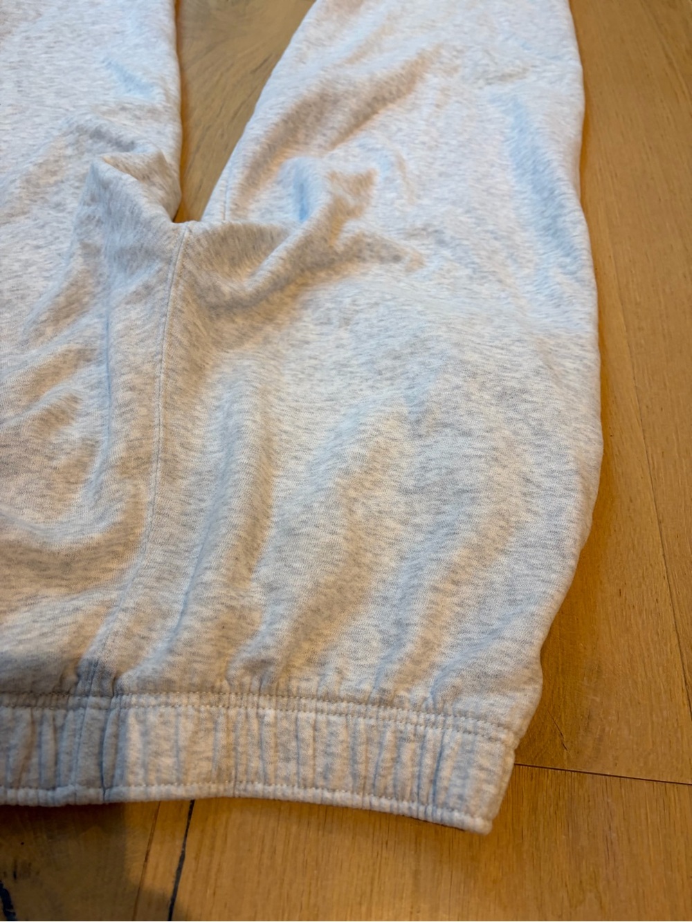 Hollister Soft Light Gray Fleece Pant